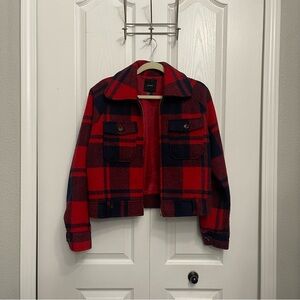 Vintage forever 21 Plaid Red and Black Jacket